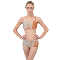 Fire Fall Layered Top Bikini Set