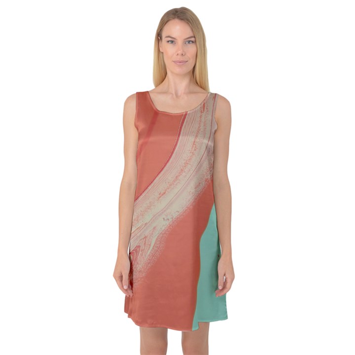 CLAY AND WATER Sleeveless Satin Nightdress