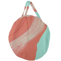 Clay And Water Giant Round Zipper Tote