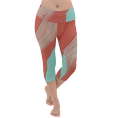 Clay And Water Lightweight Velour Capri Yoga Leggings