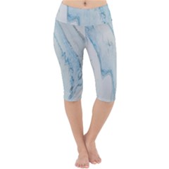 Diamond Mountain Lightweight Velour Cropped Yoga Leggings