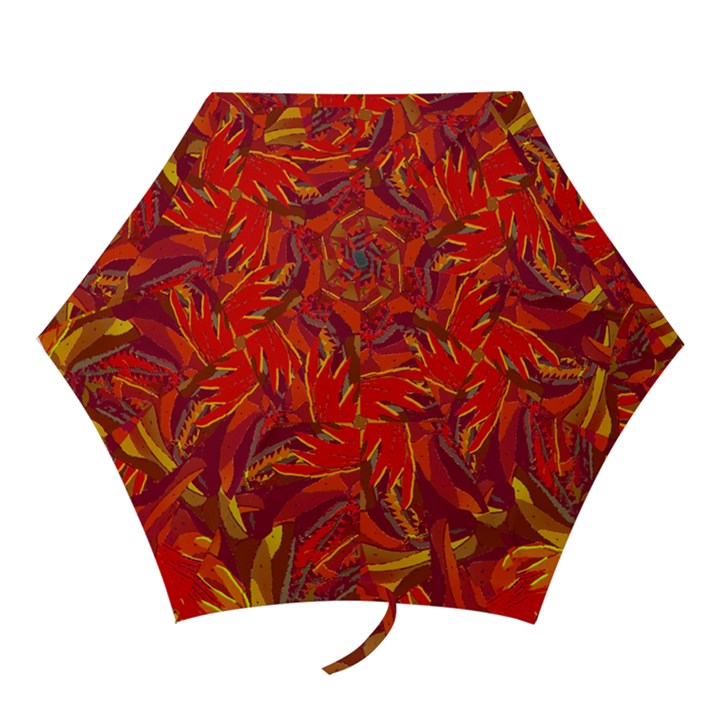 Colorful Abstract Ethnic Style Pattern Mini Folding Umbrellas