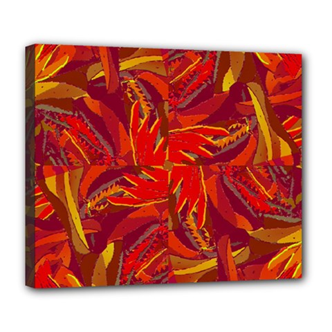 Colorful Abstract Ethnic Style Pattern Deluxe Canvas 24  X 20  (stretched) by dflcprints