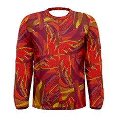 Colorful Abstract Ethnic Style Pattern Men s Long Sleeve Tee