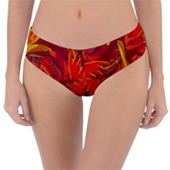 Colorful Abstract Ethnic Style Pattern Reversible Classic Bikini Bottoms by dflcprints