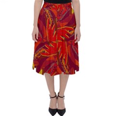 Colorful Abstract Ethnic Style Pattern Classic Midi Skirt