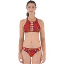 Colorful Abstract Ethnic Style Pattern Perfectly Cut Out Bikini Set View1