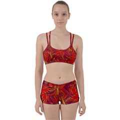 Colorful Abstract Ethnic Style Pattern Women s Sports Set by dflcprints