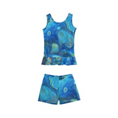 Fire Edge Nebula Kid s Boyleg Swimsuit