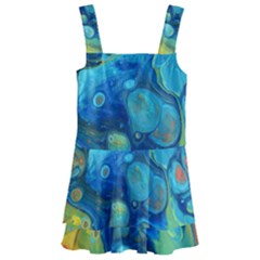 Fire Edge Nebula Kids  Layered Skirt Swimsuit