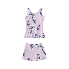 Ice Cream Pattern Kid s Boyleg Swimsuit