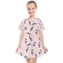 Ice Cream Pattern Kids  Smock Dress View1