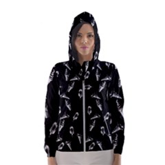 Ice Cream Pattern Hooded Windbreaker (women) by Valentinaart