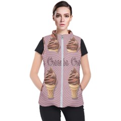 Pop Art Ice Cream Women s Puffer Vest by Valentinaart