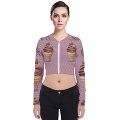 Pop Art Ice Cream Zip Up Bomber Jacket