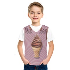 Pop Art Ice Cream Kids  Sportswear by Valentinaart