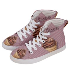 Pop Art Ice Cream Women s Hi-top Skate Sneakers by Valentinaart