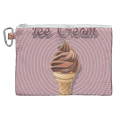 Pop Art Ice Cream Canvas Cosmetic Bag (xl) by Valentinaart