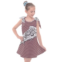 Pop Art Pizza Kids  Tie Up Tunic Dress