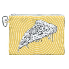 Pop Art Pizza Canvas Cosmetic Bag (xl) by Valentinaart