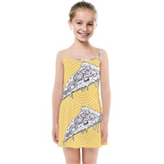 Pop Art Pizza Kids Summer Sun Dress