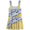 Pop art pizza Kids  Layered Skirt Swimsuit View2