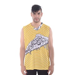 Pop Art Pizza Men s Basketball Tank Top by Valentinaart