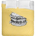 Pop art Hamburger  Duvet Cover Double Side (King Size) View1