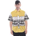 Pop art Hamburger  Men s Short Sleeve Shirt View1