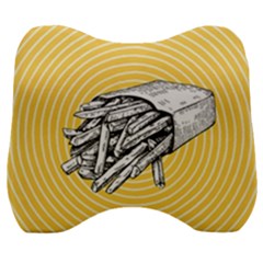 Pop Art French Fries Velour Head Support Cushion