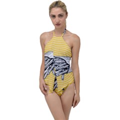 Pop Art French Fries Go With The Flow One Piece Swimsuit