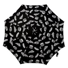 Fast Food Pattern Hook Handle Umbrellas (medium) by Valentinaart