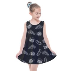 Fast Food Pattern Kids  Summer Dress