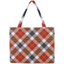 Smart Plaid Warm Colors Mini Tote Bag View1