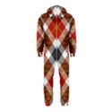 Smart Plaid Warm Colors Hooded Jumpsuit (Kids) View2