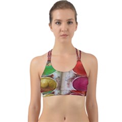 Paint Box Back Web Sports Bra