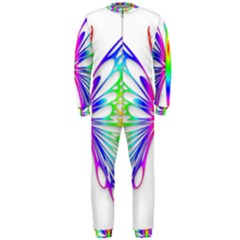 Rainbow Butterfly Onepiece Jumpsuit (men) by amazinganimals