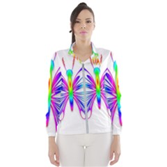 Rainbow Butterfly Windbreaker (women)