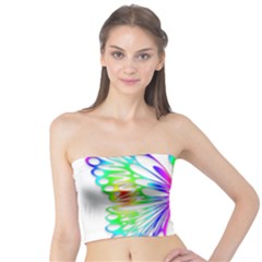 Rainbow Butterfly Tube Top by amazinganimals