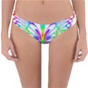 Rainbow Butterfly Reversible Hipster Bikini Bottoms View1