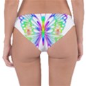 Rainbow Butterfly Reversible Hipster Bikini Bottoms View4