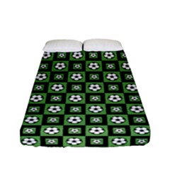 Soccer Ball Pattern Fitted Sheet (full/ Double Size) by dflcprints