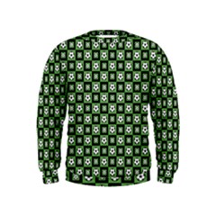 Soccer Ball Pattern Kids  Sweatshirt