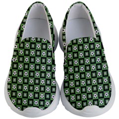 Soccer Ball Pattern Kid s Lightweight Slip Ons by dflcprints