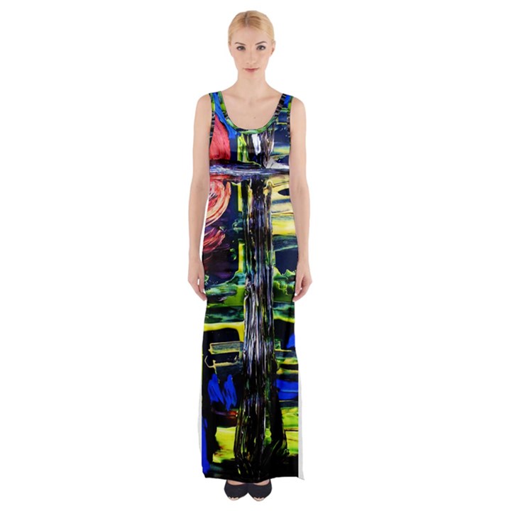 Between Two Moons 1 Maxi Thigh Split Dress