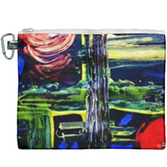 Between Two Moons 1 Canvas Cosmetic Bag (xxxl) by bestdesignintheworld