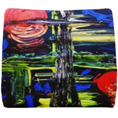 Between Two Moons 1 Seat Cushion by bestdesignintheworld