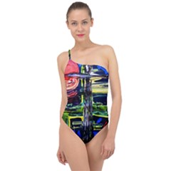 Between Two Moons 1 Classic One Shoulder Swimsuit