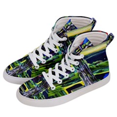 Between Two Moons 1 Women s Hi-top Skate Sneakers by bestdesignintheworld