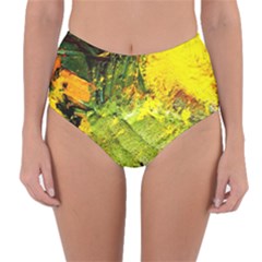 Yellow Chik 5 Reversible High-waist Bikini Bottoms by bestdesignintheworld